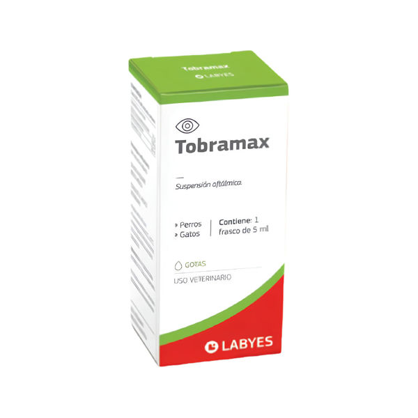 Imagen de Suspención Oftalmológica TOBRAMAX Antibiótico Gotas 5 ml