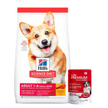 Imagen de Alimento HILLS Perro Adulto Raza Pequeña 2 kg + Regalo