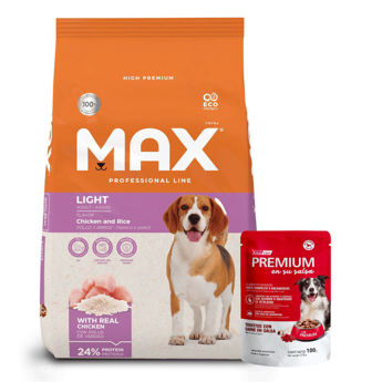 Imagen de Alimento MAX Perro Light 2 kg + Regalo