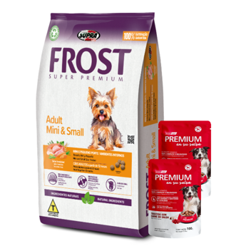 Imagen de Alimento FROST Perro Adulto Raza Pequeña 10,1 kg + Regalo