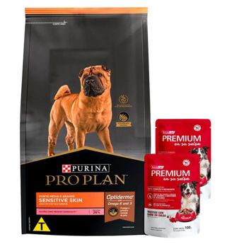 Imagen de Alimento PROPLAN Perro Sensitive Skin 12 Kg + Regalo