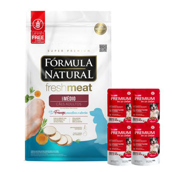 Imagen de Alimento FORMULA NATURAL Perro Fresh Meat Adulto Raza Mediana 12 kg + Regalo