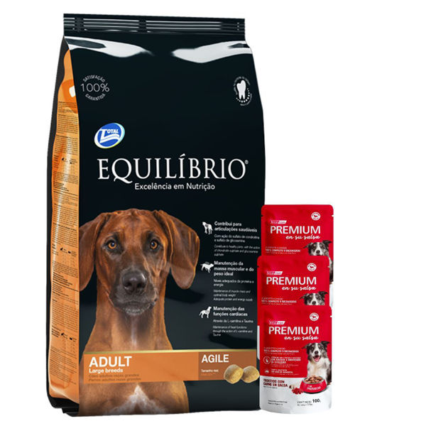 Imagen de Alimento EQUILIBRIO Perro Adulto Raza Grande 15 kg + Regalo