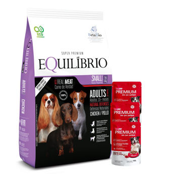 Imagen de Alimento EQUILIBRIO Perro Adulto Raza Pequeña 7,5 kg + Regalo