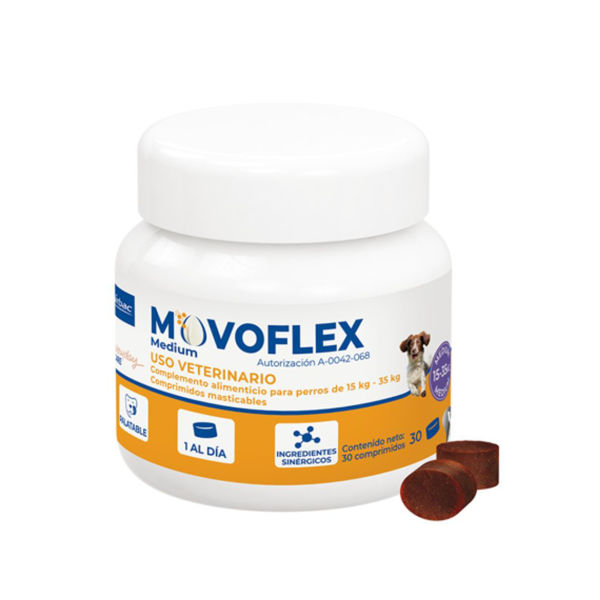 Imagen de Suplemento Articular VIRBAC MOVOFLEX M 15-35 kg x30 comprimidos