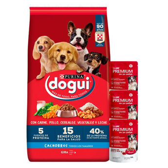 Imagen de Alimento DOGUI Perro Cachorro Todas Las Razas 21 Kg + Regalo