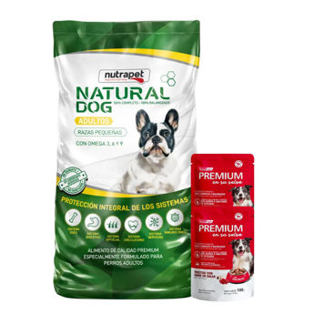 Imagen de Alimento NATURAL DOG Perro Adulto Raza Pequeña 10 Kg + Regalo