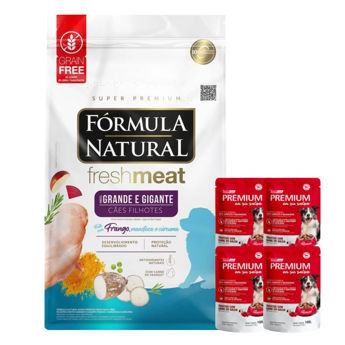 Imagen de Alimento FORMULA NATURAL Perro Fresh Meat Cachorro Raza Grande 12 kg + Regalo