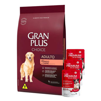 Imagen de Alimento GRANPLUS Choice Perro Adulto Sabor Pollo y Arroz 20 kg + Regalo