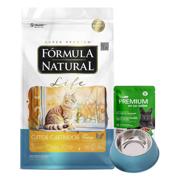 Imagen de Alimento FORMULA NATURAL Life Gato Castrado 10 kg + Regalo