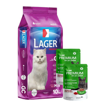 Imagen de Alimento LAGER Gato Castrado 10 kg + Regalo