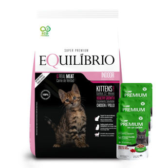 Imagen de Alimento EQUILIBRIO Gato Cachorro 7,5 kg + Regalo