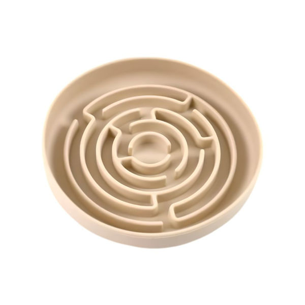 Imagen de Comedero Para Perro PEPITO Bowl Come Lento Laberinto Beige