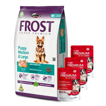 Imagen de Alimento FROST Perro Cachorro Raza Grande 15 + 2 kg + Regalo