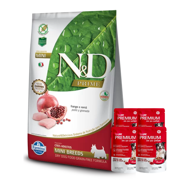 Imagen de Alimento NYD Perro Prime Adulto Mini Raza Pequeña 10,1 kg + Regalo