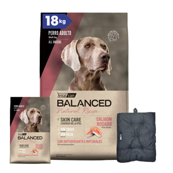 Imagen de Alimento VITALCAN Perro BALANCED Adulto Salmón 15 + 3 Kg + Regalo