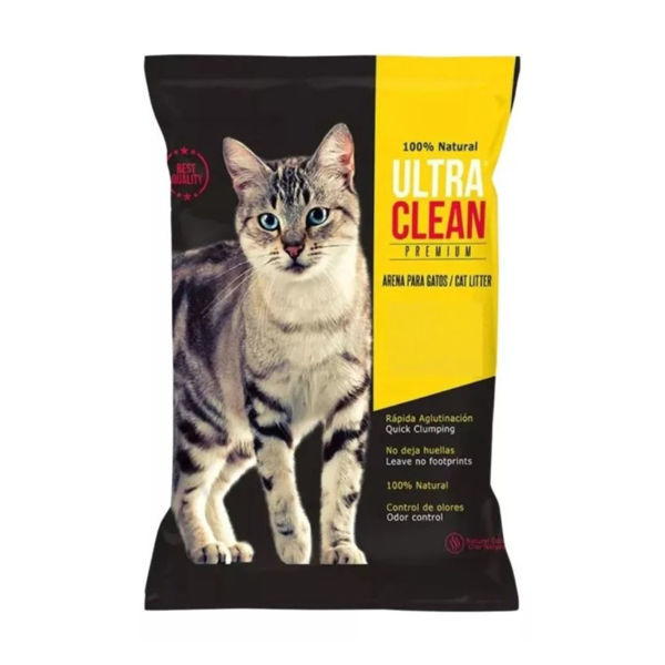 Imagen de Arena Sanitaria ULTRA CLEAN Cat Litter Café 4 kg / Con Avería