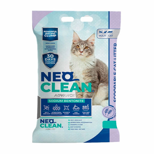 Imagen de Arena Sanitaria NEO CLEAN Aglomerante Aroma Lavanda 8.3KG