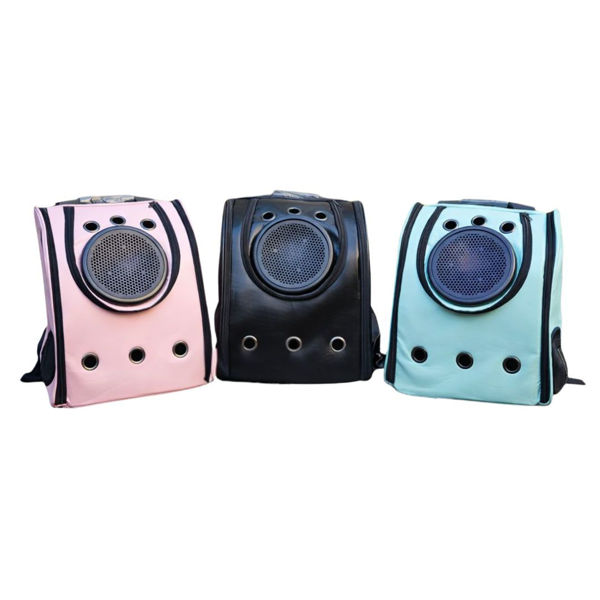 Imagen de Transportadora LILI MASCOTA Para Gato Mochila Cuerina