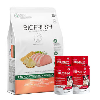 Imagen de Alimento BIOFRESH Perro Adulto Raza Pequeña Sabor Cerdo y Ananá 10kg + Regalo