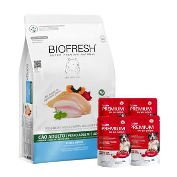 Imagen de Alimento BIOFRESH Perro Adulto Raza Mediana 15 kg + Regalo