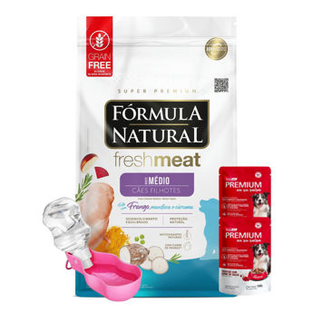Imagen de Alimento FORMULA NATURAL Perro Fresh Meat Cachorro Raza Mediana 12 kg + Regalo