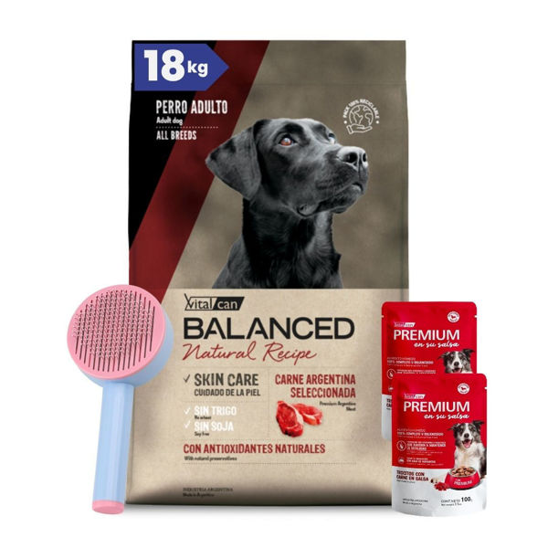 Imagen de Alimento VITALCAN Perro BALANCED Adulto Carne Argentina 15 + 3 kg + Regalo