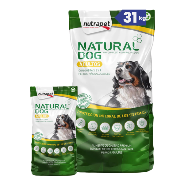 Imagen de Alimento NATURAL DOG Perro Adulto 22 + 2 + 7  kg
