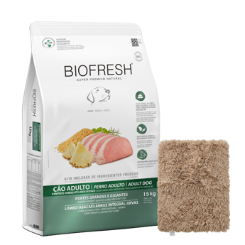 Imagen de Alimento BIOFRESH Perro Adulto Raza Grande Sabor Cerdo y Ananá 15kg + Regalo