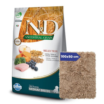 Imagen de Alimento NYD Perro Ancestral Grain Cachorro Medium Raza Mediana 15 kg + Regalo
