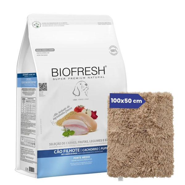 Imagen de Alimento BIOFRESH Perro Cachorro Raza Mediana 15 kg + Regalo