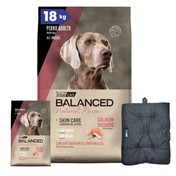 Imagen de Alimento VITALCAN Perro BALANCED Adulto Salmón 15 + 3 Kg + Regalo